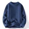 Knitted Sweaters for Men and Women Autumn and Winter Round Neck Solid Color Inner Match