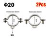 2Pcs Fastener Hardware Suspension Pipe Holder Pipe Fitting Tube Clip Bracket New Round Hose Clamp