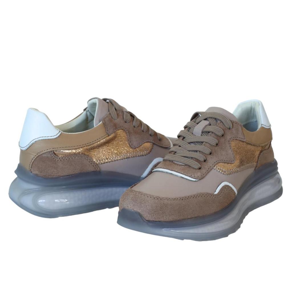 Повседневное использование спортивной подошвы из натуральной кожи особого дизайна женской обуви