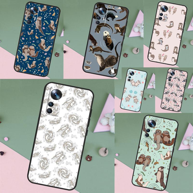 Чехол Funda с рисунком морской выдры для Xiaomi 15 14 Ultra 17 Pro Max 13T 14T 15T POCO F5 F6 F7 Pro X5 X6 X7 F8 Ultra