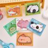 Канцелярские товары Kawaii Студенческая тетрадь Портативный блокнот для заметок Креативная бумага Наклейки «N раз» с милыми маленькими животными Офисные и школьные принадлежности