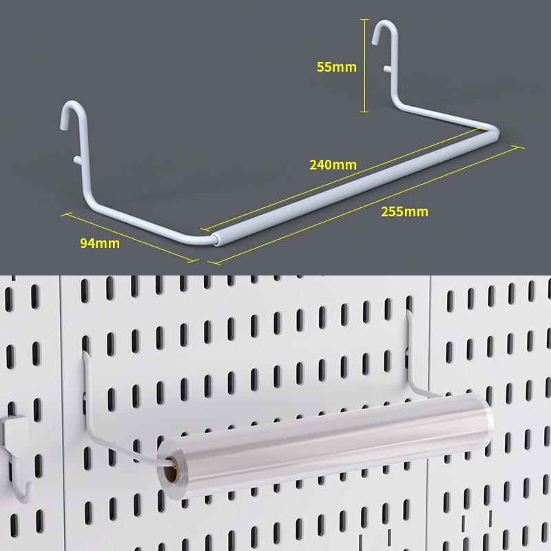 Pegboard Accessories: Small Hooks, Baskets, and Shelves for Kitchen, Bathroom, and Study Room