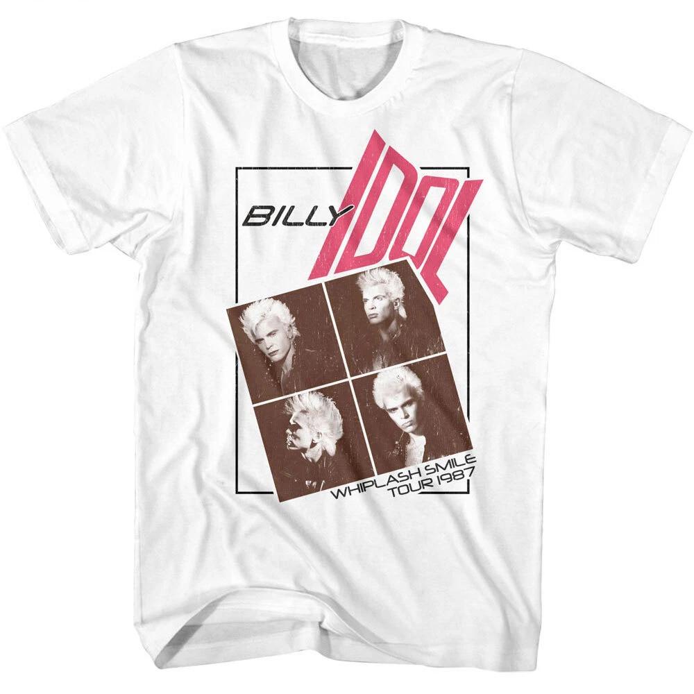 Мужская футболка Billy Idol Whiplash Smile Tour 1987