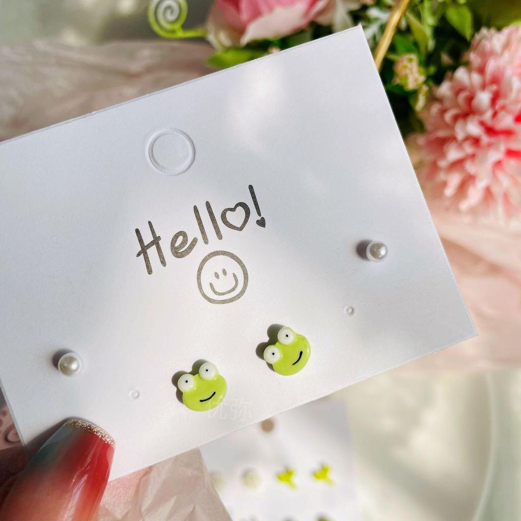 Spring/Summer Heart Flower Stud Earrings: Small, Sweet, High-End Design with Silver Needle for Women