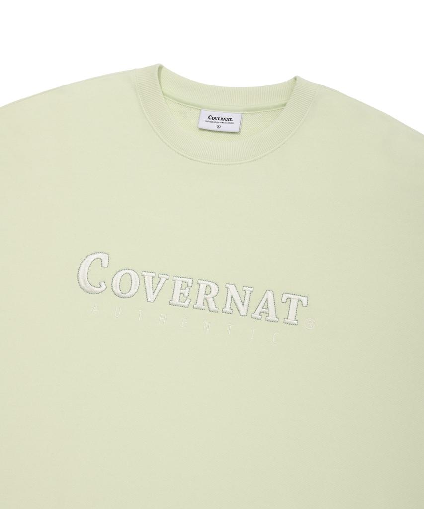 COVERNAT Authentic Logo Sweatshirt Apple Green