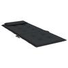 High Back Chair Cushions 2 pcs Black Oxford Fabric