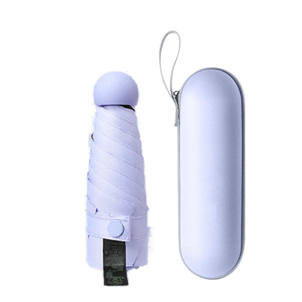 Sun Umbrella Folded Ultra Light Six Bone With Box Sun Protection UV Protection Sun Shade Sunshine Rain Dual Purpose