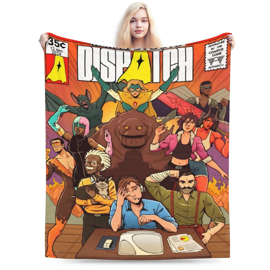 Покрывало для игры Dispatch, чехол Invisigal Waterboy, шерстяное одеяло, декорация для путешествий в самолете, ультрамягкое теплое покрывало
