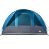 Tunnel Family Tent for 7 People Blue Waterproof