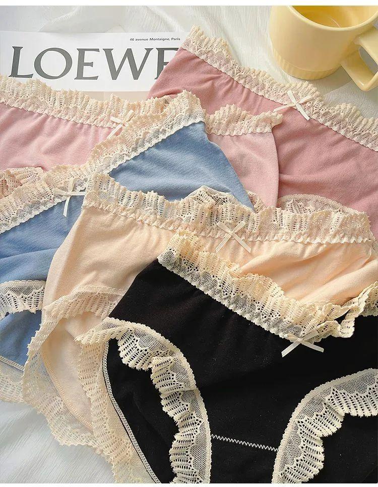 Women Fashion Sexy Lingerie Lace Breathable Soft Stretch Underpant Underwear