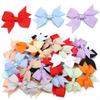 30Pcs Metal Clips Hair Bows Fully Lined Hair Accessories Lovely Children Hair Accessories  For Kids