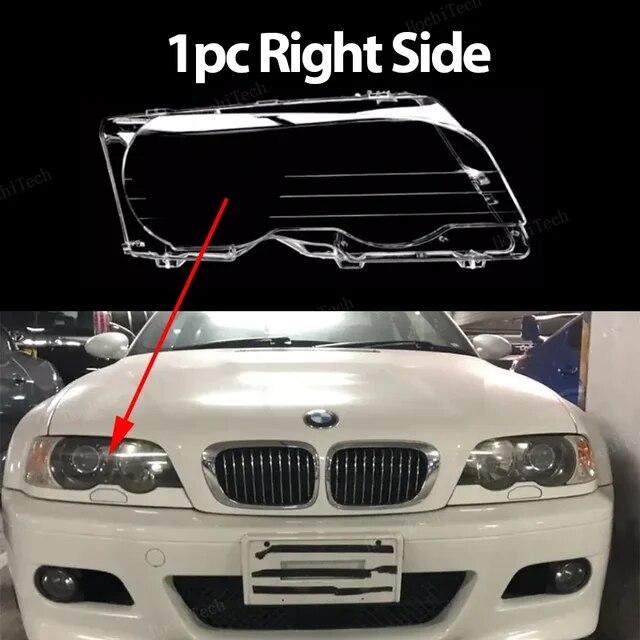 Прозрачная фара Len, левая и правая, абажур для BMW E46 Coupe Convertible 1999-2003, до фейслифтинга M3 2000-2006