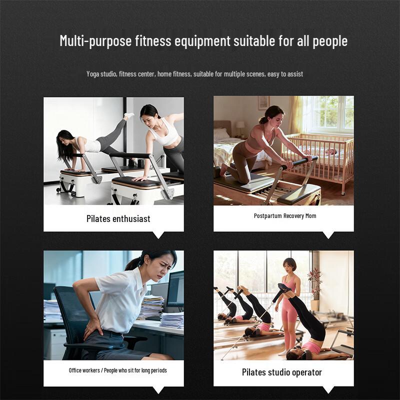 JOYRIDER JLD-Q76 Full-Track Pilates Reformer