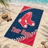 Boston Red Sox Custom Name Beach towels also serve as bath towels summer essential a musthave for the outdoors the beach and the pool