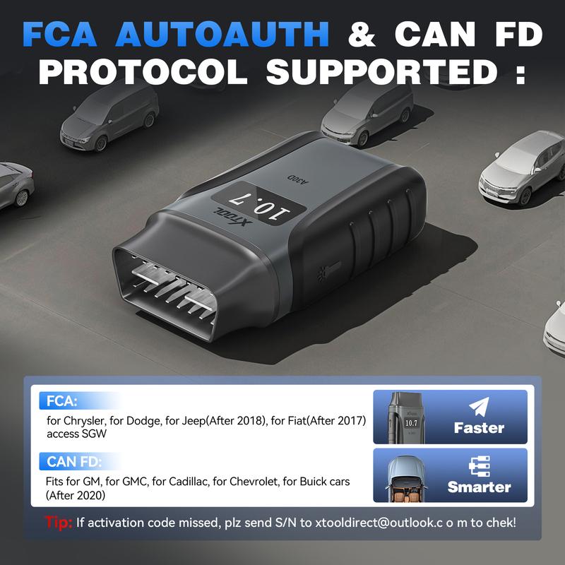 2026 Новый XTOOL Anyscan A30D V2.0 Сканер OBD2 с пожизненным бесплатным обновлением Диагностические инструменты Bluetooth Все системы 19 Сбросов Двунаправленное управление FCA