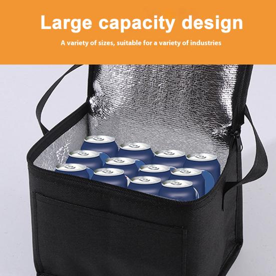 Термосумка для ланча, портативная термосумка, большая вместимость, складная, легкая, сумка-холодильник, принадлежности для кемпинга