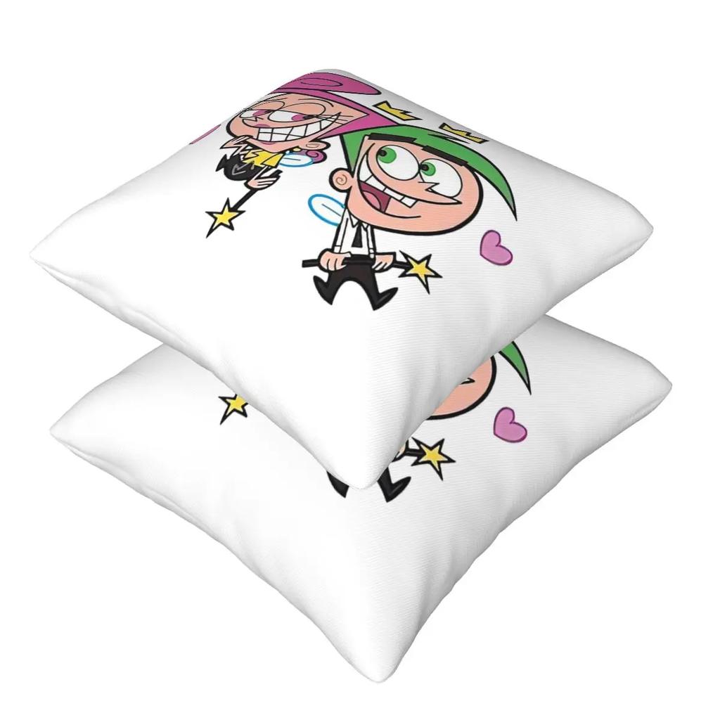 Fairly Oddparents Cosmo 2 Pcs Square Pillowcase Pillow Cover Cushion Zip Decorative Comfort Throw Pillow For Home Sofa