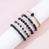 RISHEGAE Heishi Beaded Stretch Bracelets for Women Stackable Polymer Clay Beads Bracelets Friendship Boho Summer Beach Bracelet Jewelry Set