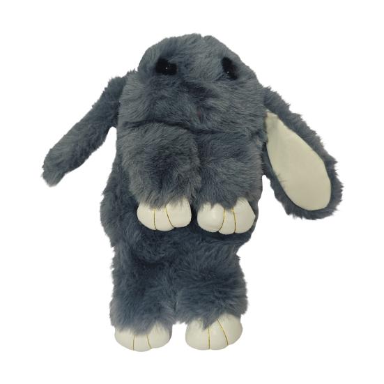 Messenger Bag Cartoon Bunny Shapr Furry Fluffy Soft Touch Plush Chain Shoulder