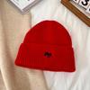 2025 новая осенне-зимняя универсальная теплая шапка с большой окружностью головы, утолщенная шерстяная шапка, показывающая лицо, маленькая вязаная шапка