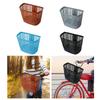 Bike Front Basket Vegetable Basket Retro Style Woven Basket Multifunctional Easy
