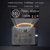 NEWSMY S1210 2000 Вт Портативная электростанция, пиковая мощность 3000 Вт, аккумулятор LiMnFePO₄ 1102,5 Вт·ч, быстрая зарядка переменного тока 1300 Вт, солнечный генератор MPPT