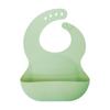 Miomio Silicone Bib, Green, 1 Piece, 1 Piece