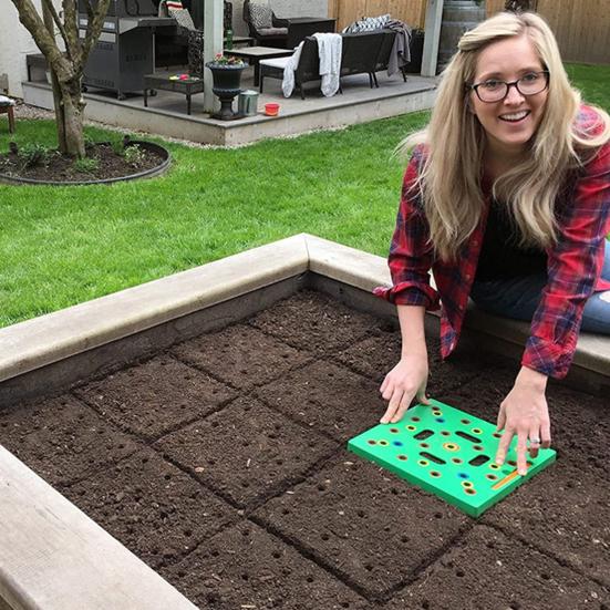 Доска для расстановки семян Шаблон для расстановки семян Инструмент для расстановки семян для точного размещения семян