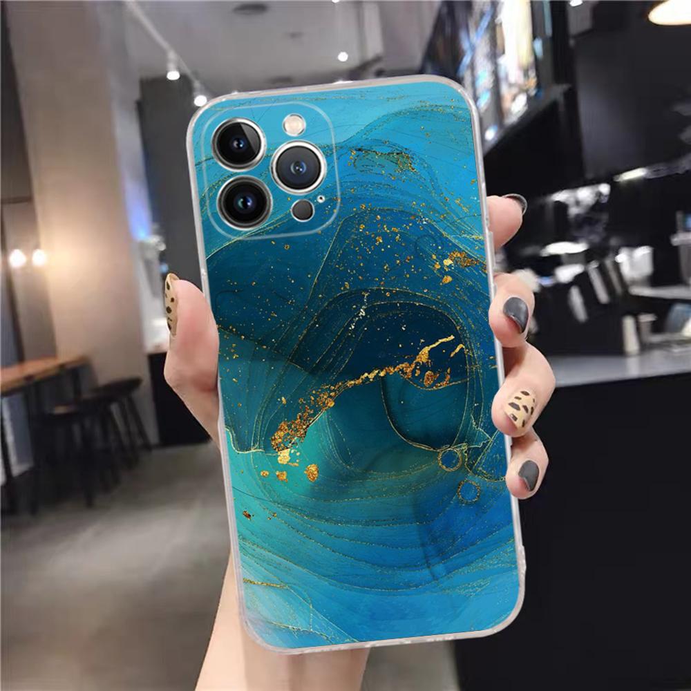 Модный мраморный чехол для телефона для iPhone 15 14 11 12 13 Mini Pro XS Max Чехол 6 7 8 Plus X XR SE 2020 Funda Shell