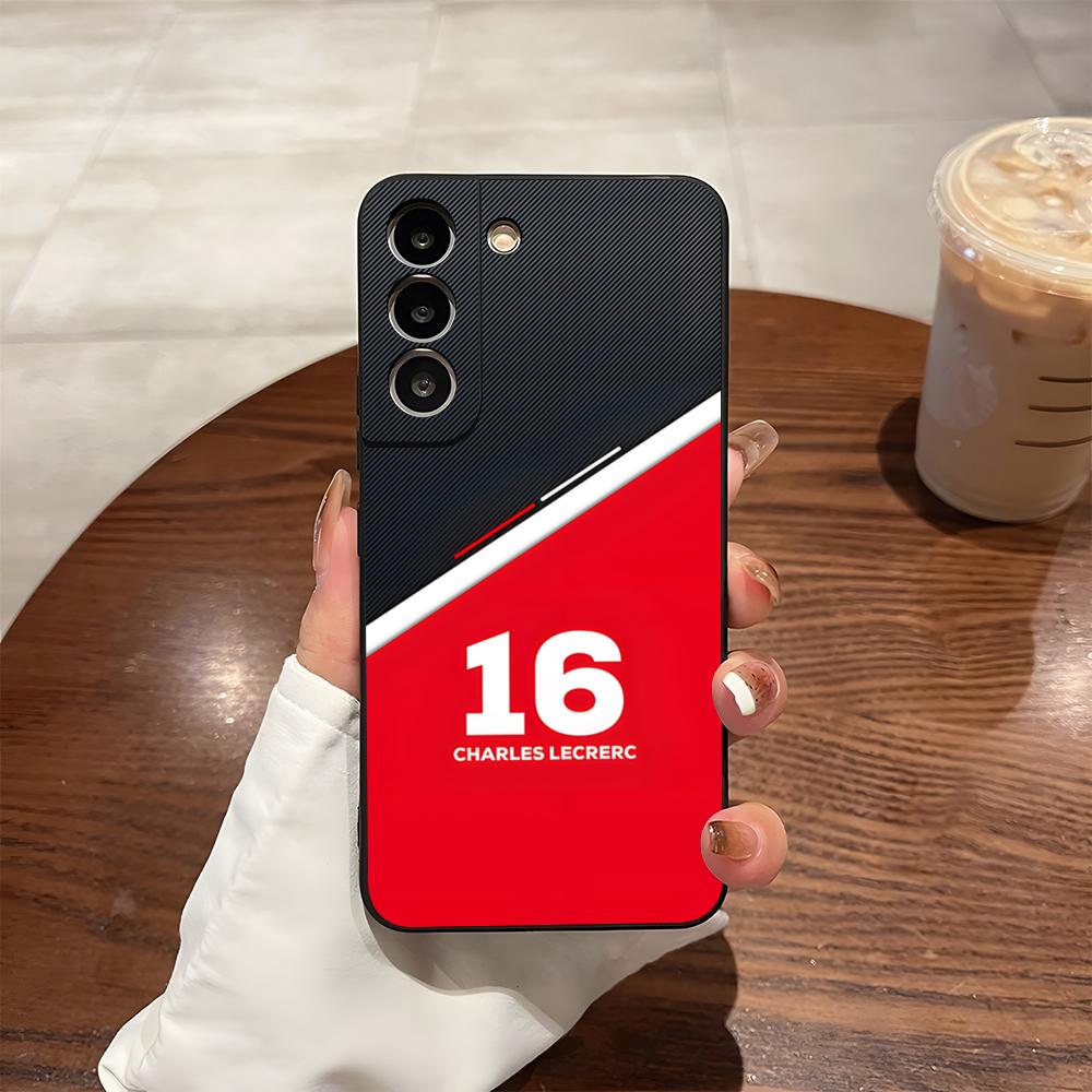 Чехол для телефона C-Charles L-Leclerc 16 для Samsung S26 S24 Ultra S25 S23 Fe S22 S20 S21 Plus A54 A34 A53 A16 Задняя крышка