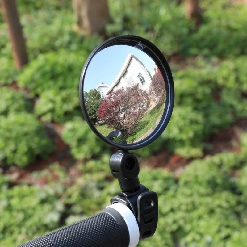 Espejo retrovisor para bicicleta gran angular, espejo convexo ajustable para montaña y ciclismo
