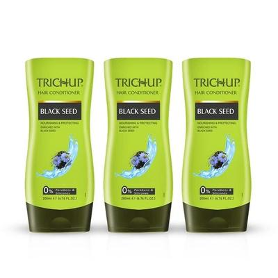 Кондиционер для волос с черным тмином Trichup - без парабенов и силиконов, 200 мл (Пакет из 3)