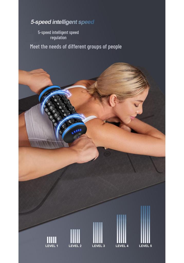 Многофункциональный массажер-ролик для пресса и груди с эффектом отскока
