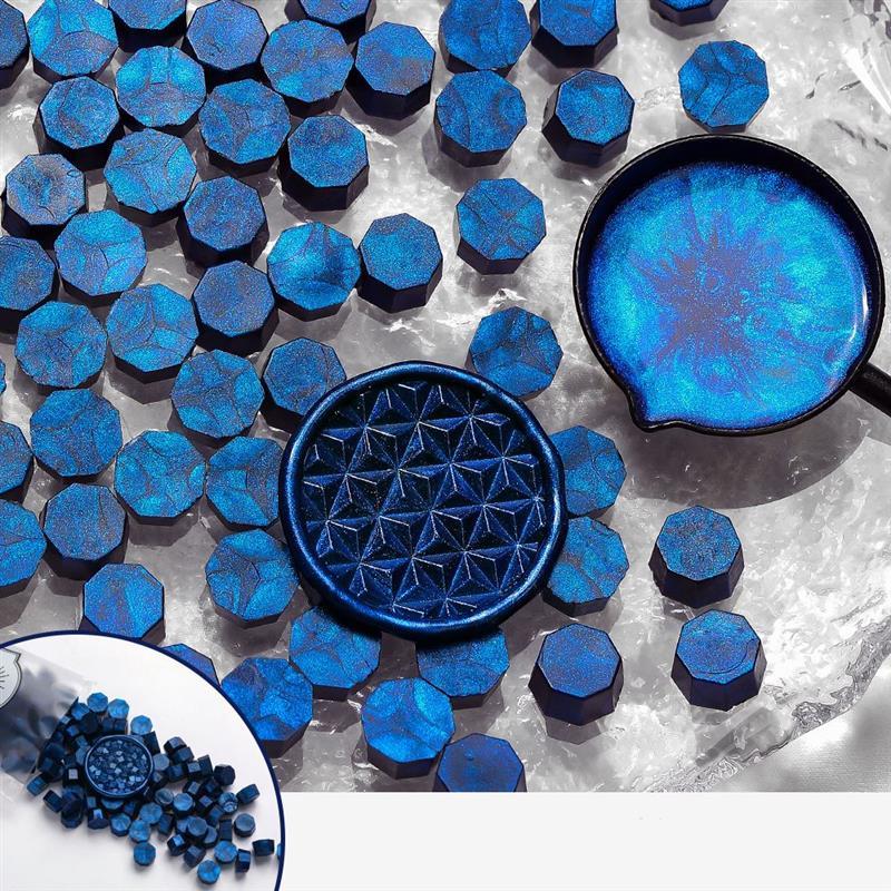 100Pc Glitter Sealing Wax Seal Stamp Wax Beads Scrapbook Material Wedding Birthday Party Invitation Stamp DIY Stamp Decoration