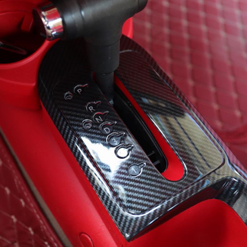 Для Volkswagen Beetle 2003-2010 черное углеродное волокно Декоративная накладка на панель переключения передач салона накладка на ручку переключения передач 2004 2005 2006 2007 2008