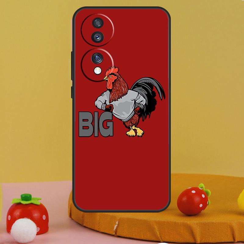 Мультяшный Чехол Курица Петух Для Honor 200 Pro X9a X9c X8a X7a X6a X7 X8 X9 X8b X9b 50 70 90 Magic 5 6 Lite Чехол