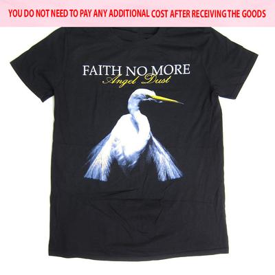 Вдохновленная группой Faith No More Футболка Angel Dust Черная S-5XL SN217 Унисекс Футболка