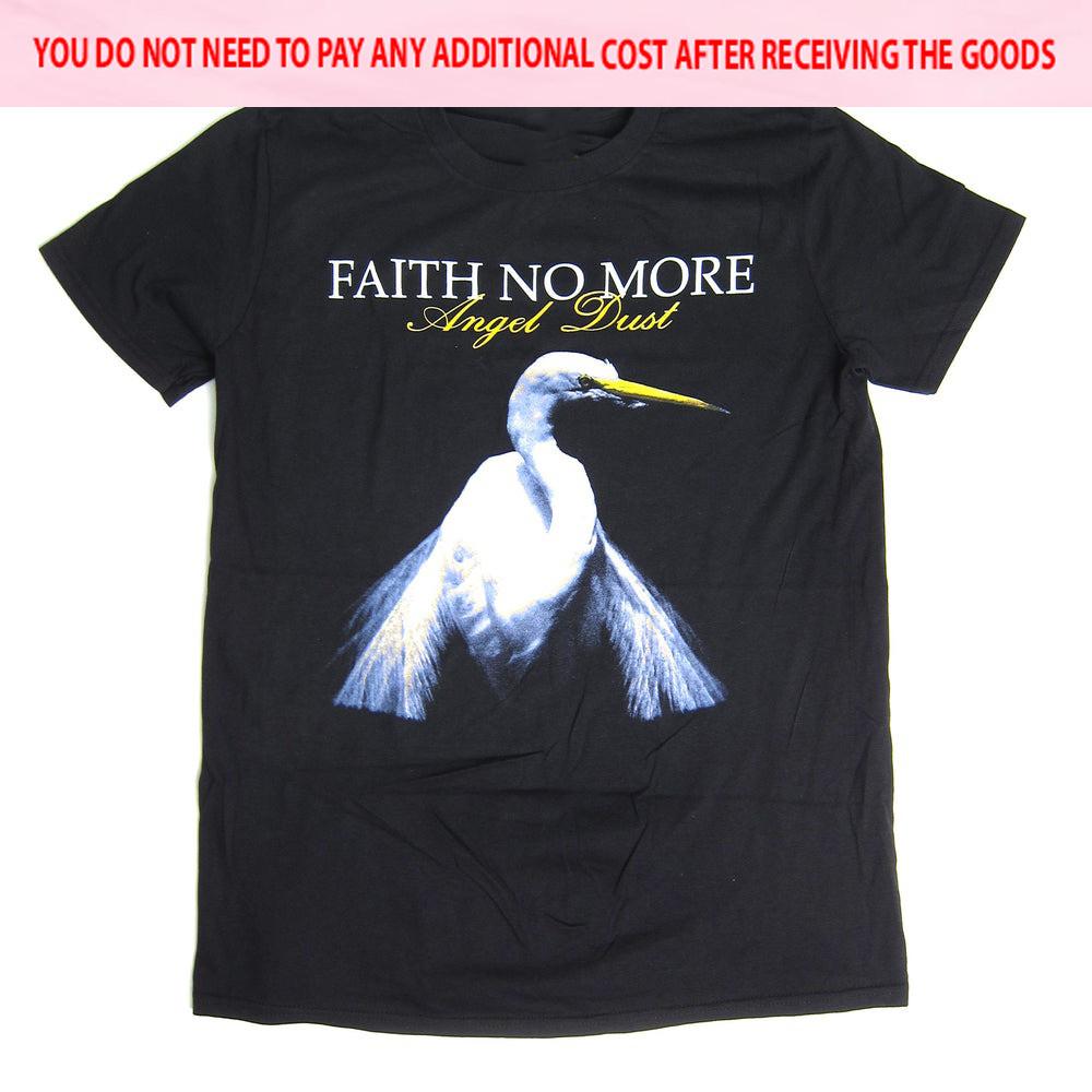 Вдохновленная группой Faith No More Футболка Angel Dust Черная S-5XL SN217 Унисекс Футболка