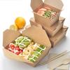 Homeglen Kraft Paper Disposable Takeaway Box