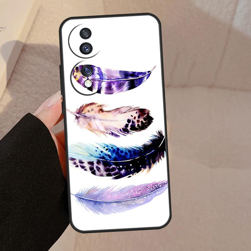 Чехол-перо для Honor Magic 7 Lite 6 5 V5 Чехол для Honor 400 200 Pro 90 70 50 X8a X8b X9a X9b X9c Обложка