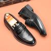 Fashion Men's Classic British Style Penny Loafers Men Casual Business Leather Shoes Mens Wedding Outdoor Driving Flats