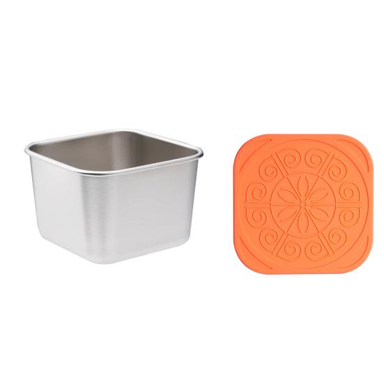 60/180 мл 1/6 шт. чашка для соуса с герметичной силиконовой крышкой, контейнеры для хранения продуктов из нержавеющей стали, кетчуп для пикника, закуски, штабелируемые банки для завтрака