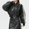 adidas Женская кожаная спортивная куртка