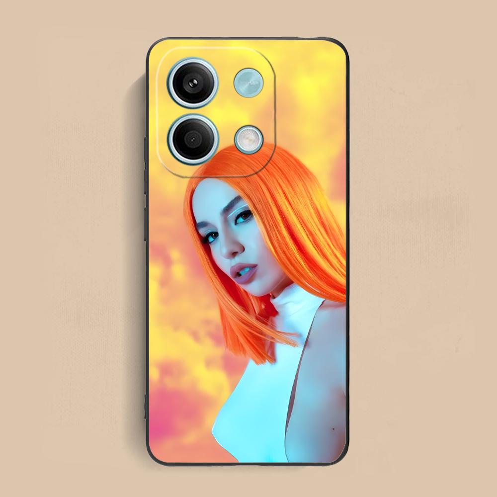 Fashion Ava Max Matte TPU Mobile Phone Case for Xiaomi Redmi 15 14 13 12 A5 3 2 1 C Plus 4G 5G Colorful Printing Cover