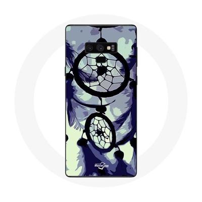 Coque Pour Samsung Galaxy Note 9 Attrape Rêve Violet Gris Et Noir