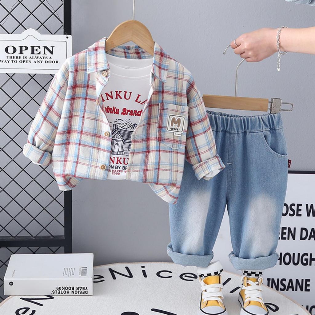 Детский повседневный комплект с длинным рукавом, удобные наряды для повседневной носки