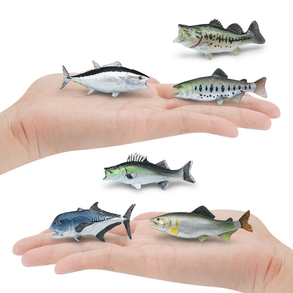 Animal Marine Tuna Salmon Resin Model Toy For Kids Display Gifts Decoration