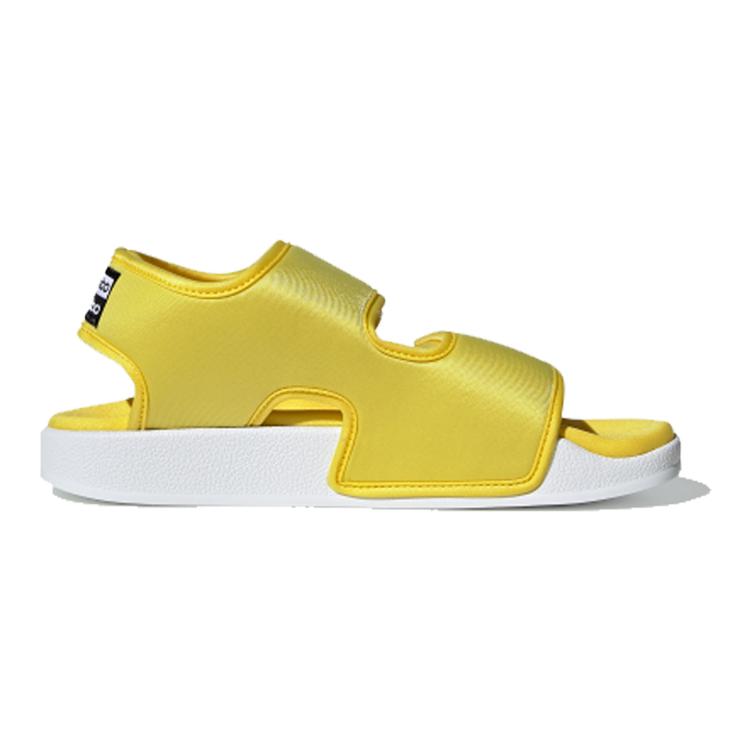 adidas Оригинальные сандалии Adilette 3.0 'Белый Желтый' Женские EG5028