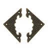 Wooden  Box Jewelry Box Flower Pattern Corner Foot Corner Brackets Protect Cover Corner Protector