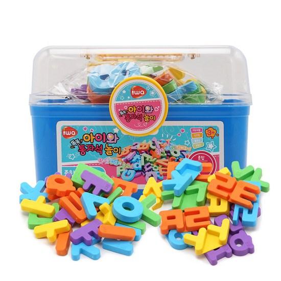 B&C Iwa Tong Magnetic Puzzle Comprehensive Play Set, 117 Pieces, 1 Set, Korean Popular Puzzles